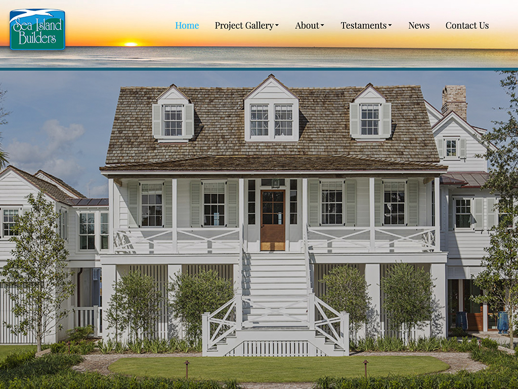 Sea Island Builders Charleston SC Web Development